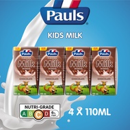 Pauls UHT Chocolate Kids Milk 110ml x 4s