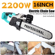 16 Inch Cordless Chain Saw Brushless Motor Power Tools Electric Chainsaw Garden Woodworking Power Tools For 18V Makita battery