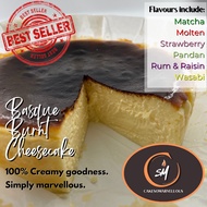 Creamy Basque Burnt Cheesecake [Cakesomarvellous]