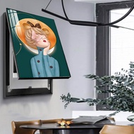 HOT Tranh Ổ Điện Tráng Gương Che Atomat Dạng Lật Mẫu đứng