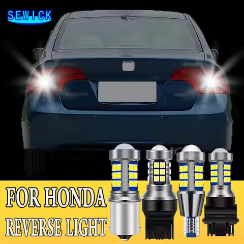 2x LED Light Blub Reverse Lamp W21W 7440 T20 For Honda Accord Civic 7 8 CR-V 2 3 4 Fit FR-V Legend S