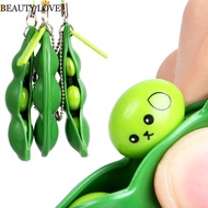 Beans Squishy Relief Toys Stress Relief Pendants Ball Squeeze Funny Keychain