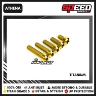 Baut Cover Underbone TYGA Kawasaki Ninja S SS R RR Baut Titanium Grade 5 Probolt Thailand King Nut N