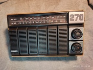 Philips飛利浦中古 270 收音機，古董懷舊收音機
