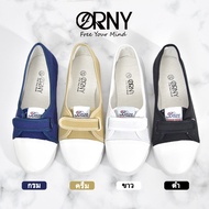สีใหม่มาแล้ว🌈 เบาใส่สบาย OY870 ORNY(ออร์นี่) รองเท้าผ้าใบแฟชั่นผู้หญิง แบบแปะ