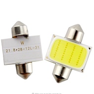 Festoon 31MM 12V LED Festoon Car Ceiling Light Flat Model 31MM White & Ice Blue Color