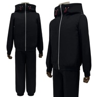 Jujutsu JJK Anime Itadori Yuji Cosplay Costume Lattice Hoodie Pants S3