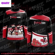 [READY STOCK] Baju ninjavan jersey ninja van t shirt long sleeve ninja van t shirt long ninjavan shi