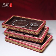 Display Chinese Style Jewelry Wenwan Jewelry Jade Bracelet Props Display Plate Palace Jewelry Plate 