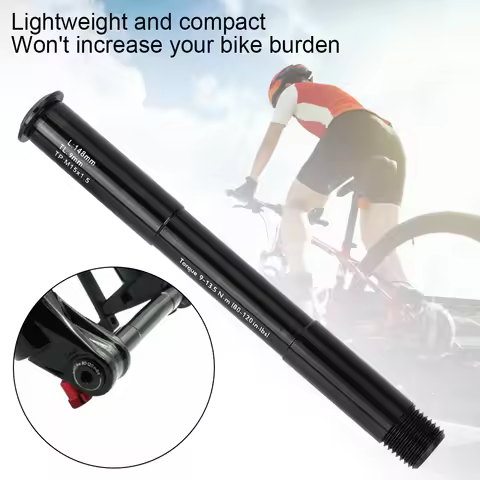 Bike Front Fork Axle Front Hub Tube Thru Shaft Boost Aluminium Alloy For RockShox Bike Fork Axle Ske