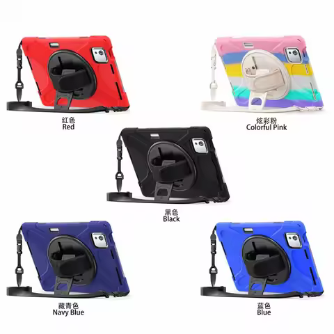 Heavy Duty Case for Xiaomi Mipad 7s 6s 7 Pro Shockproof Rotating Stand Cover for Xiaomi Mi Pad 5 5Pr