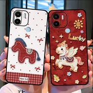 Case for Xiaomi Redmi A2+ - A2 Plus Lucky Horse Pattern, Lucky Horse 2026