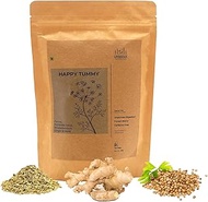 Urbana Superfoods Forest Blend Organic Herbal Tea Bags 25 Pieces (Happy Tummy) - Caffeine-Free, Infu