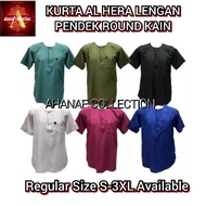 KURTA AL HERA LENGAN PENDEK ROUND KAIN 100% COTTON