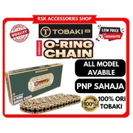 TOBAKI ​​​​​​​Racing HEAVY DUTY Rantai O RING GOLD Chain Motor 415 420 428 140 132 124 122 114 108 9