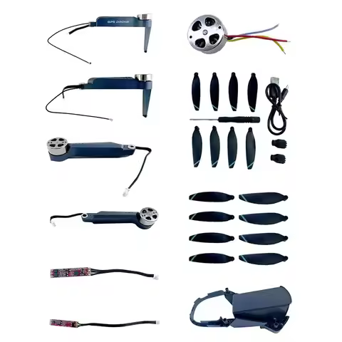High Quality 10 Styles Complete Set Plastic Black Wind Blade Kit Accessories Front Right Arm for L20