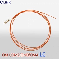 LC fiber pigtails 0.9mm OM1 OM2 OM3 OM4 50pcs LC/UPC 1m 1.5m optical fibre pigtail orange aqua red c