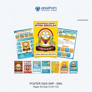 Junior High School & High School Student Council Poster | OSIS Funsi Poster | Poster What is OSIS | 