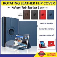 Advan Tab Sketsa 3 10.1" Rotating Flip Case Casing Book Cover Advance