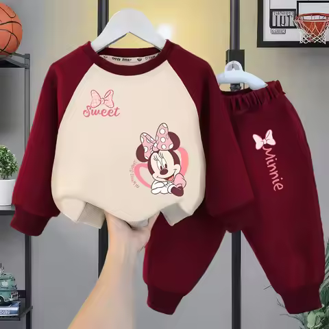 Spring/autumn Baby Girls Casual Sweatshirt Sets Kids O Neck Spliced Long Sleeve Hoodies and Trousers