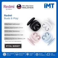 Xiaomi Redmi Buds 6 Play Earbuds | Up to 36 Hours of All-Day Play | AI Noise Reduction | IPX4