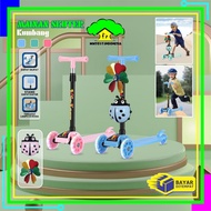 Mi-m95 Toy Otopet Scooter Kids Otoped Beetle Scooter Kids 3-wheel Foldable LED Light Wheel