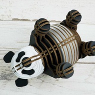 Pinkoi 獨賣商品~熊貓胖打~辦公室冰箱磁鐵~黑白雙色已組裝~