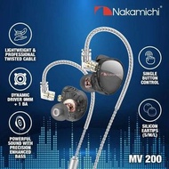 門市全新現貨!! Nakamichi MV200入耳式圈鐵混動Hi-Fi耳機