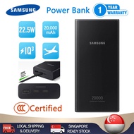 Samsung CCC Certified Power Bank 25W Battery Pack 20000mAh Powerbank Fast Charging Portable Charger 