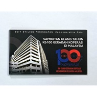 100th Anniversary of the Cooperative Movement in Malaysia 2022 Years RM1 Coin Card UNC BU