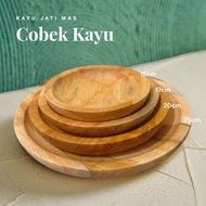 Cobek Kayu Jati Jumbo / Cobek Kayu Jati Ukuran Jumbo / Cobek Kayu Jati Ukuran Besar / Cobek Jati Jum