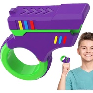 Fidget Gun Fidget Toy Gun Fidget Slider, 3D Printed Enhanced Feel Stress Relief Relax EDC Gyro Finge