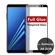 Samsung Galaxy A8 A6 Plus A7 A750 A8 A8+ A9 J4 J6 J8 J2 Pro J7 Prime 2018 Full Glue Full Coverage Screen Protector Tempered Glass Film