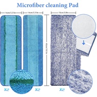 6 Pack Microfiber Cleaning Pad Replacement for Bona Mop, Microfiber Mop Pads for Hardwood Floor Clea