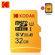 Kodak รุ่นไมโครความเร็วสูง Sd 64Gb Class 10 U3 4K Carte 128หน่วยความจำแบบแฟลชจิกะไบต์การ์ด256Gb Mecard Micro Kart 32Gb