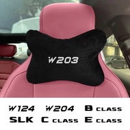 Car Seat Headrest Neck Pillows Auto Accessories For Mercedes Benz W124 W203 W204 Slk R171 R170 Cla S