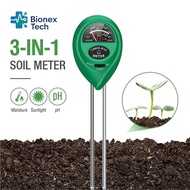 3 IN 1  Soil Tester Soil Meter pH/ Moisture/ Sunlight Meter Tester for Garden