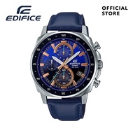 CASIO EDIFICE EFV-600L Standard Chronograph Men's Analog Watch Genuine Leather Band