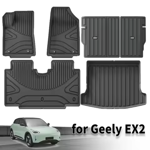 for Geely EX2 2025 2026 Waterproof TPE Car Mats 3D Laser Scanning Perfect Fit Odorless Accessories E