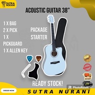 Acoustic Guitar 38 inch KARL T38 Package (GUITAR ONLY/ Gitar Akustik/ Standard Acoustic/ Starter Pack/ Gitar Kapok)