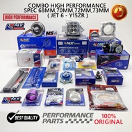 COMBO JET 6MM Y15ZR (NLK/LEO) HIGH PERFORMANCE SPEC 68MM,70MM,72MM,73MM ( KOMBO NLK JETROD 6MM )