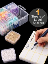 กล่องเก็บของใสทำจากพลาสติก กล่องใส่อุปกรณ์ Diamond Painting เหมาะสำหรับงานศิลปะ DIY ของฝีมือ อุปกรณ์