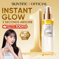 SKINTIFIC Radiance Booster Serum Spray 100ml Dual‑Phase Oil‑Water Facial Mist Bifida Ferment Ectoin 