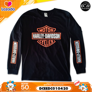Dcee Shop เสื้อยืด เสื้อ Harley Original แขนยาว อัด Flex PU100 ยืดหยุ่น ไม่ยับ ไม่ร้อน งานป้าย GILDA