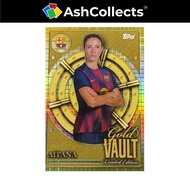 2025 Topps FC Barcelona Collector Tin Gold Vault Aitana Bonmati GV-3