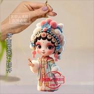 Chinese Opera Character Keychain Pendant Listing Antique Pendant Chinese Opera Huadan Angle Opera Ch