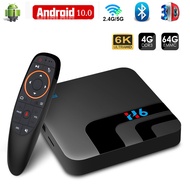 Android TV Box Android 10 4GB 32GB 64GB 6K H.265 Media Player 3D Video 2.4G 5GHz Wifi Bluetooth Smart TV Box Set top box