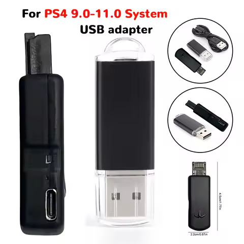 One-Key JB Tool Mod Kit USB Dongle with Type-C Cable JB USB Adapter Game Accessories for PS4/PS4 Pro