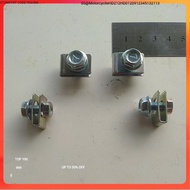 4 sets of original car license plate bolts, 10 m6 bolts, code7654 9 Paart News