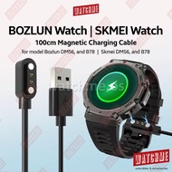 Bozlun Watch DM56, B78 (Skmei) Magnetic Charging USB Cable 100cm, Smartwatch Charger (3 months warra